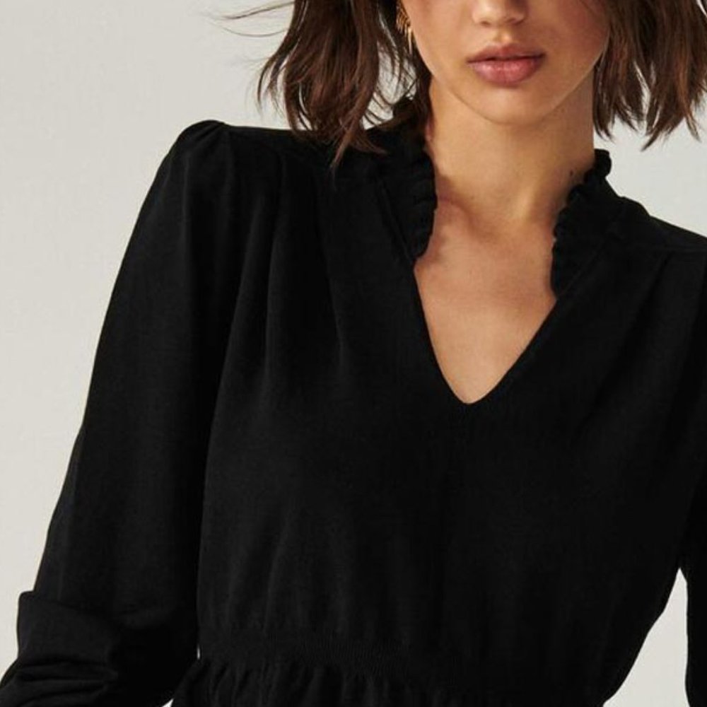 ba&sh Seoul Sweater, black, size small